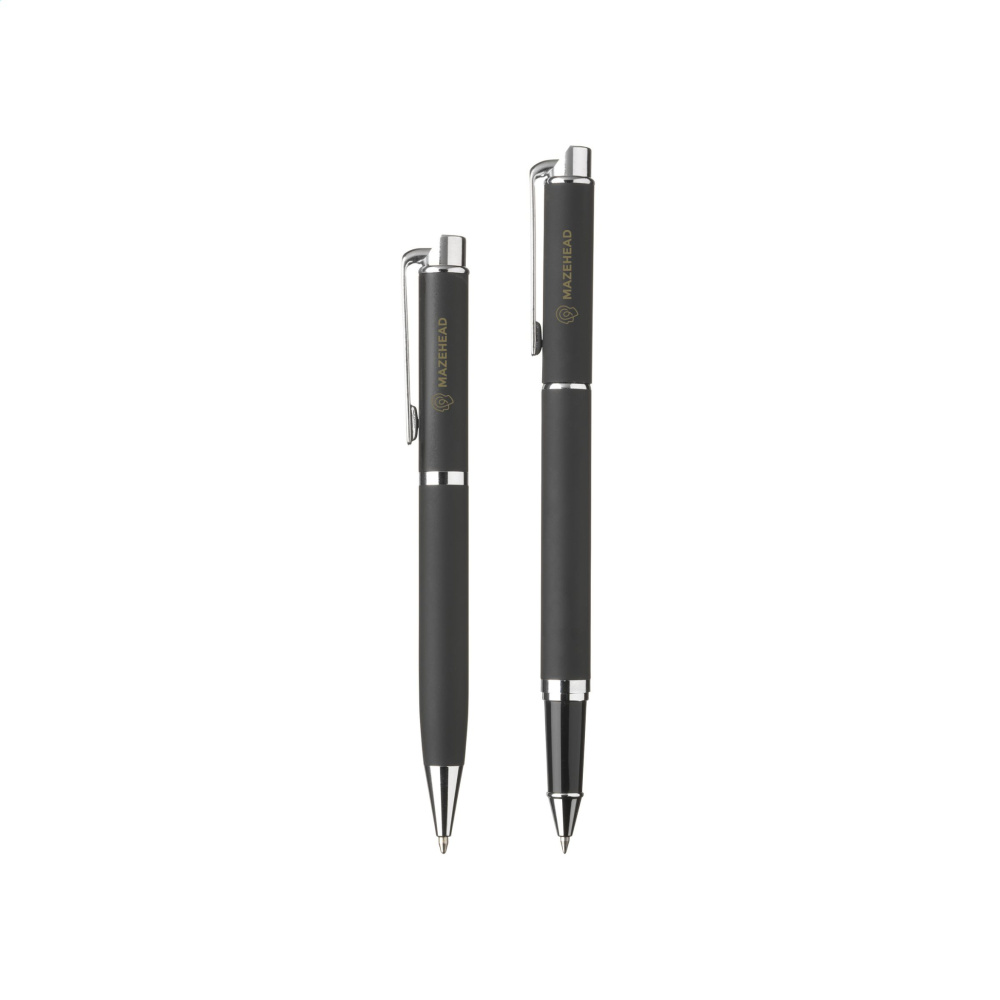 Logo trade promotional gifts image of: BlackJack writing set