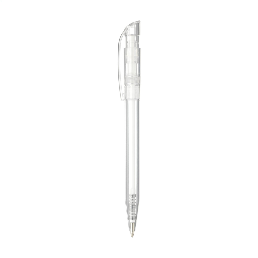 Logo trade business gifts image of: Stilolinea S45 Clear pen