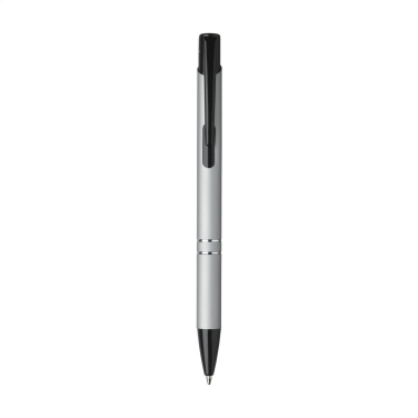 Logo trade promotional products picture of: Ebony Rubberised pen