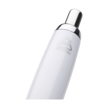 Logotrade promotional giveaway image of: Athos Trans GRS Recycled ABS pen