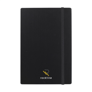 Logotrade business gift image of: Bamboo Journal Naked Spine Paper Notebook Black A5