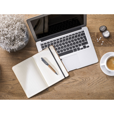 Logotrade promotional giveaway image of: CorkNote A5 Paper notebook