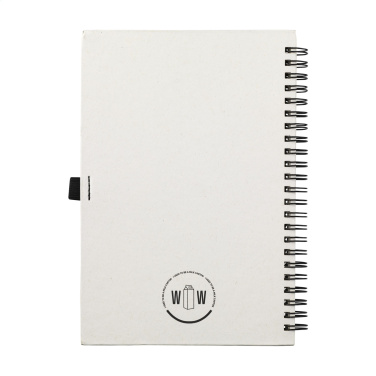 Logo trade promotional giveaways image of: Milk-Carton Wire-O Paper Notebook A5