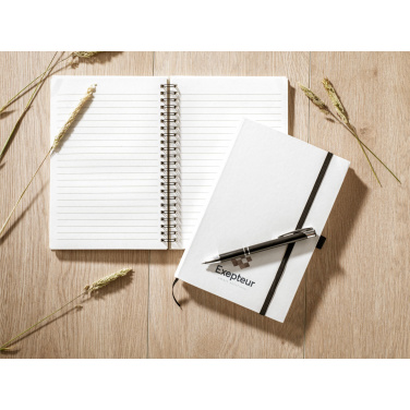 Logo trade promotional giveaways image of: Milk-Carton Wire-O Paper Notebook A5