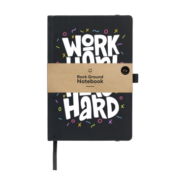 Logo trade promotional merchandise image of: Rock Ground Paper Notebook A5