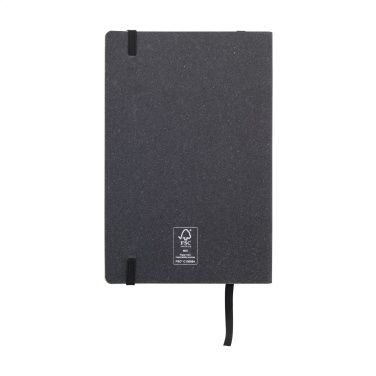 Logo trade promotional product photo of: Monti Recycled Leather - Paper Notebook A5