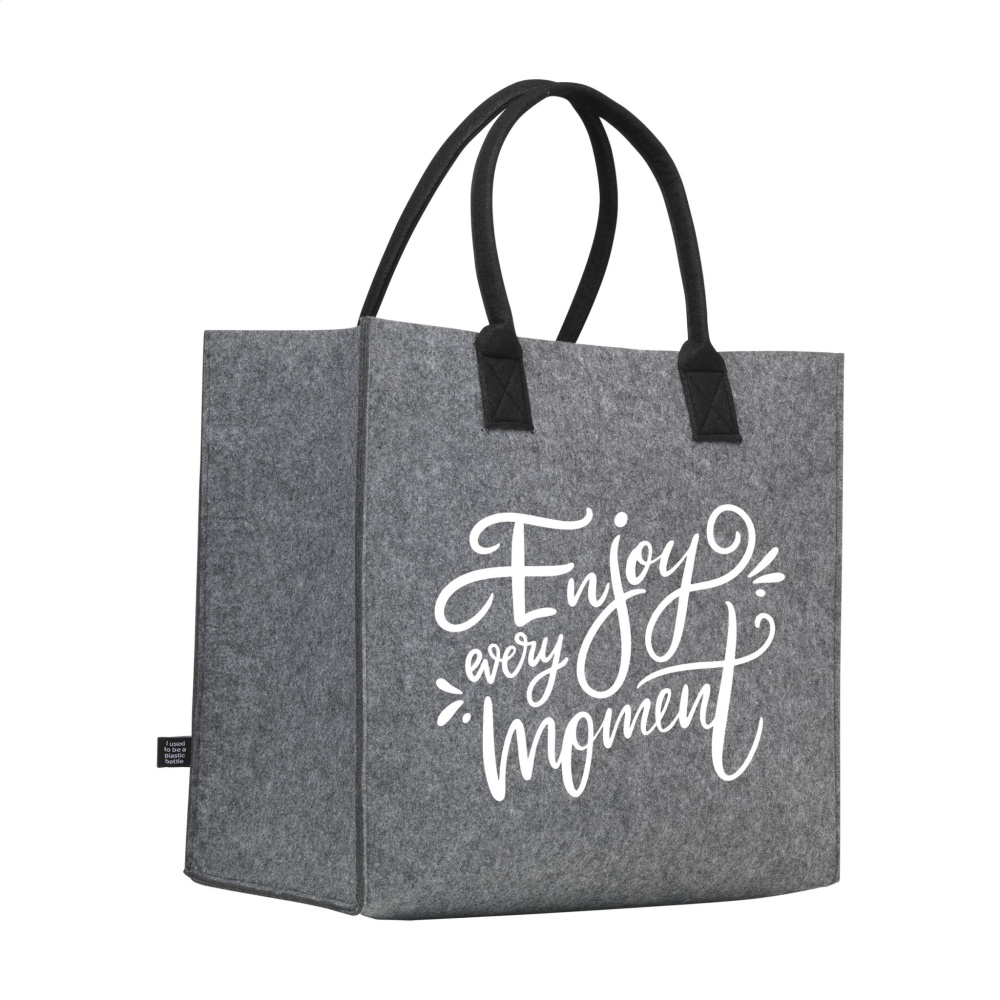 Logo trade promotional gifts picture of: BigShopper Argus GRS RPET Felt