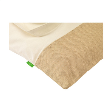 Logotrade advertising product picture of: Combi Organic Shopper (160 g/m²) bag