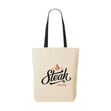 Logo trade promotional products image of: Canvas Shoppy Colour (220 g/m²) bag