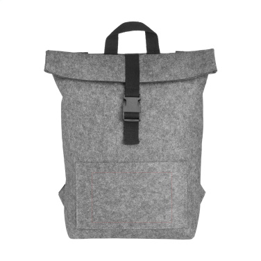 Logo trade corporate gift photo of: Nolan GRS RPET Felt backpack