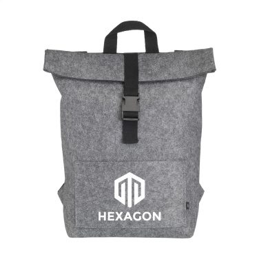 Logo trade advertising products image of: Nolan GRS RPET Felt backpack
