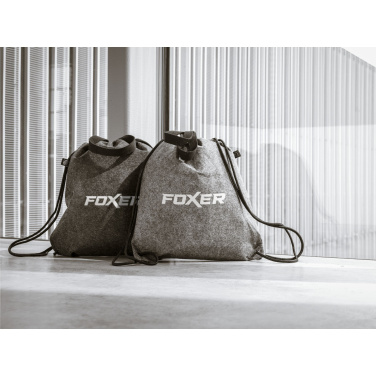 Logotrade promotional gift image of: GRS RPET Felt PromoBag Plus backpack