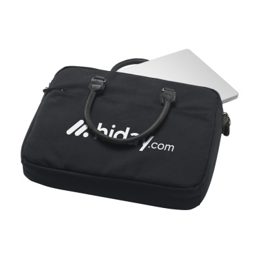 Logo trade promotional gifts image of: Denver Recycled Canvas 15.6-inch laptop bag