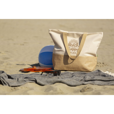 Logotrade promotional product picture of: Cancun Beachbag Organic Cotton (320 g/m²)