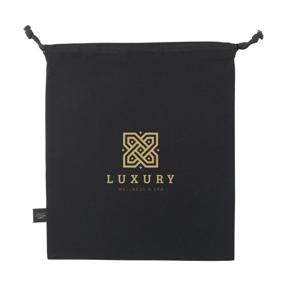 Logotrade advertising products photo of: Gift Pouch GRS Recycled Cotton (150 g/m²) M