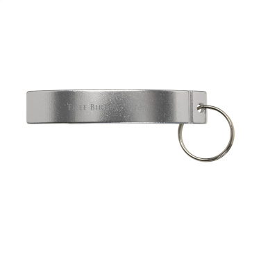 Logo trade promotional merchandise photo of: Alu Opener keyring