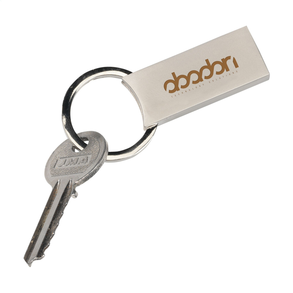 Logo trade promotional merchandise image of: StraightKey key ring