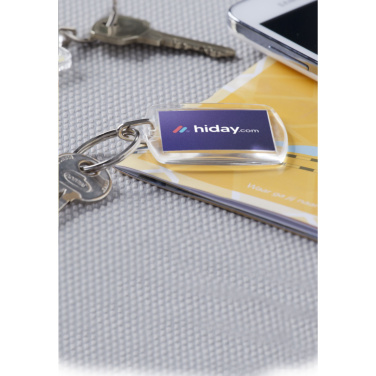 Logo trade promotional giveaways image of: Club keyring
