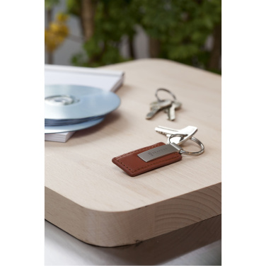 Logotrade promotional merchandise image of: LeatherKey keyring