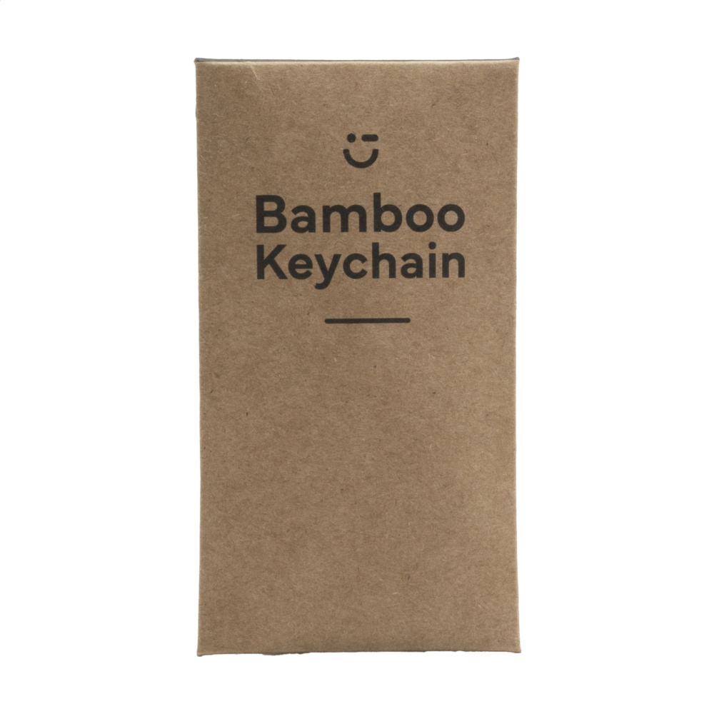 Logo trade promotional gift photo of: WoodKey Circle keychain