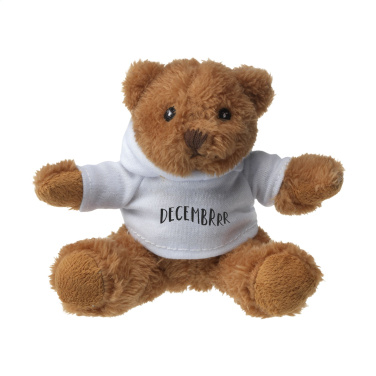 Logotrade corporate gift image of: HoodedBear bear cuddle toy