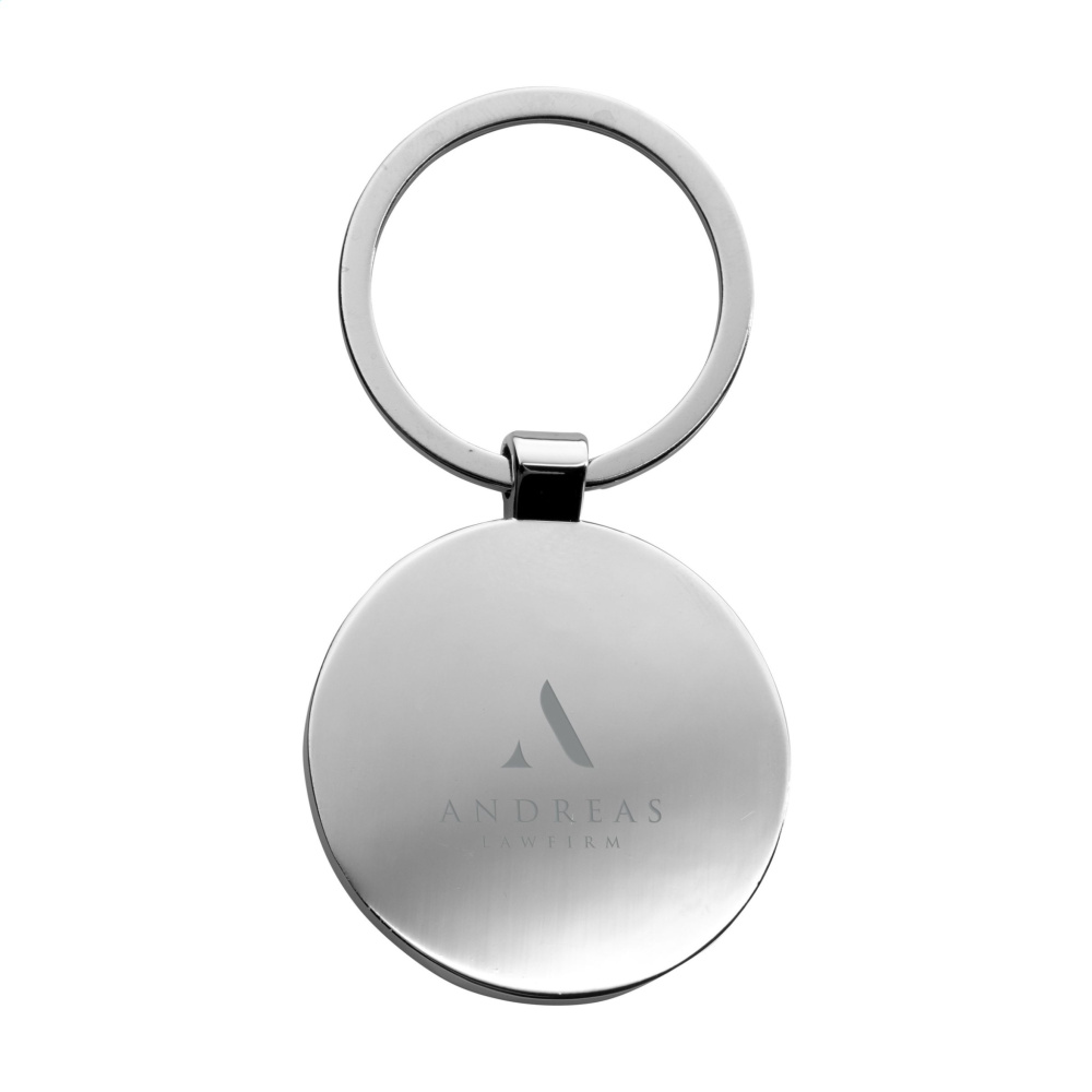 Logotrade promotional item image of: Bamboo Key Circle keyring