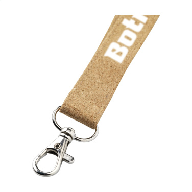 Logo trade corporate gift photo of: Lanyard Cork 2 cm keycord