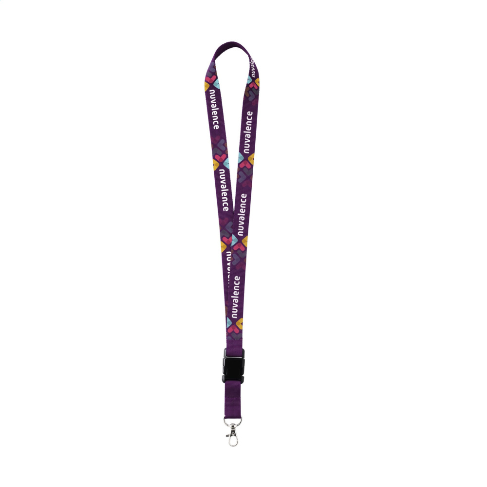 Logo trade promotional items picture of: Lanyard Sublimation Buckle keycord 20 mm