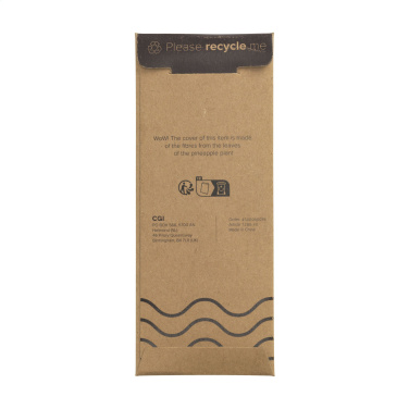 Logo trade promotional items image of: Vegan Pineapple Leather Keyring