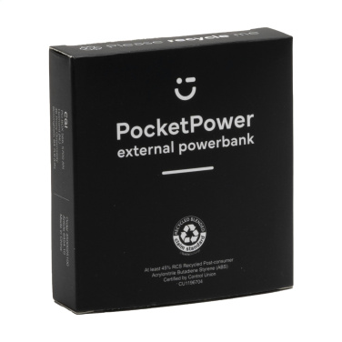 Logo trade advertising products picture of: PocketPower 5000 RCS Recycled Powerbank