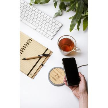 Logotrade promotional gift image of: Lidos Stone ECO 10W Wireless Charger