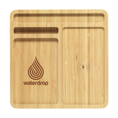 Logotrade promotional gift image of: Bamboo Organizer charger