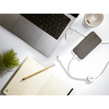 Logotrade promotional item picture of: Charging Cable RCS Recycled ABS-TPE