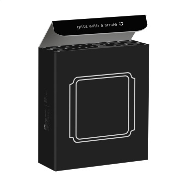 Logo trade promotional merchandise photo of: TriCharge RCS  Recycled PU Wireless Charger