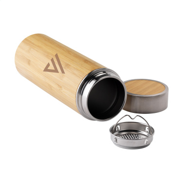 Logo trade promotional products picture of: Osaka 360 ml bamboo thermo bottle/thermo cup