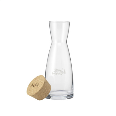 Logotrade promotional item image of: Ypsilon Carafe 1 L with a cork cap