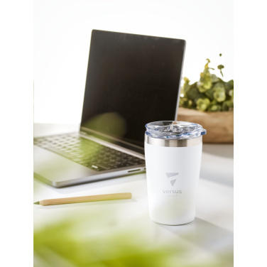 Logotrade promotional merchandise image of: Re-Steel RCS Recycled Coffee Mug 380 ml thermo cup