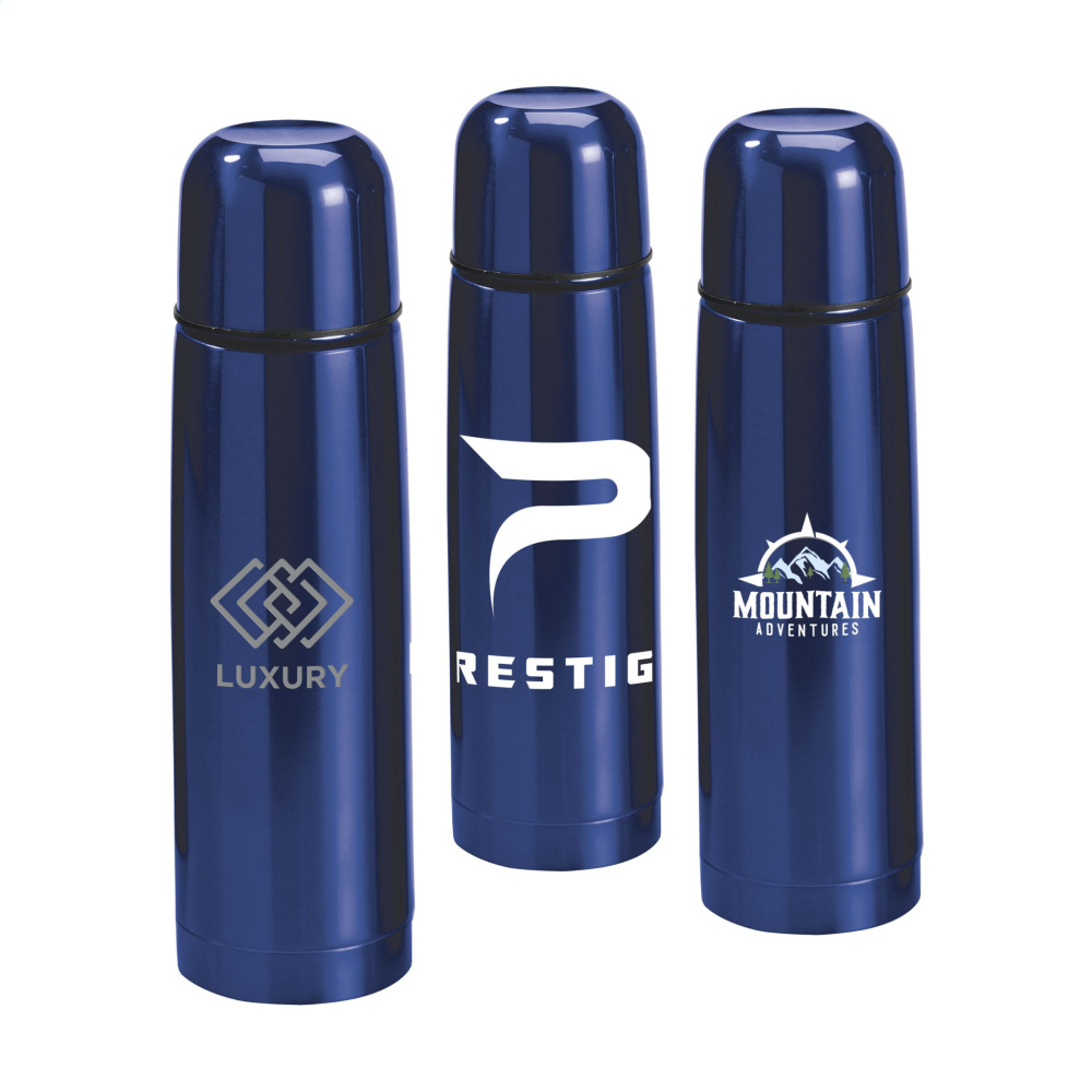 Logotrade promotional product image of: ThermoColour RCS Recycled Steel 500 ml thermo bottle