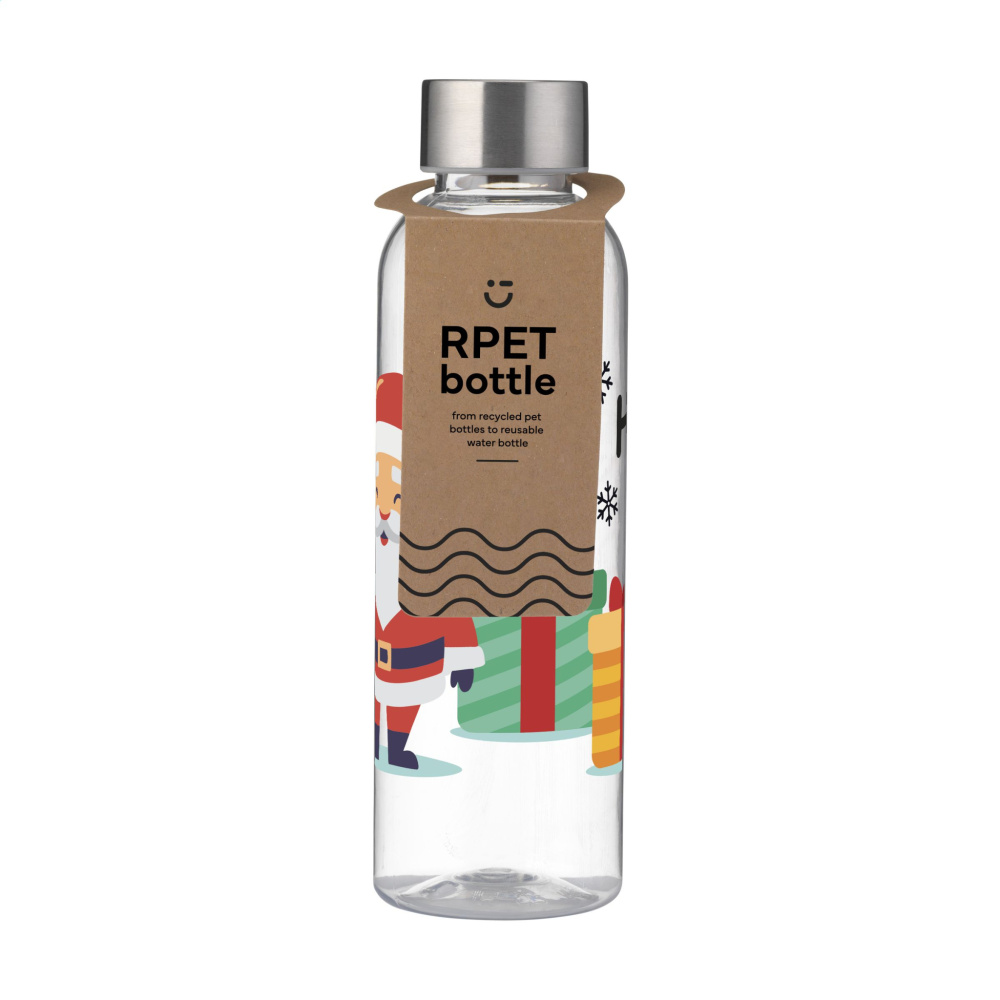 Logotrade promotional items photo of: Senga GRS RPET Bottle 500 ml X-Mas