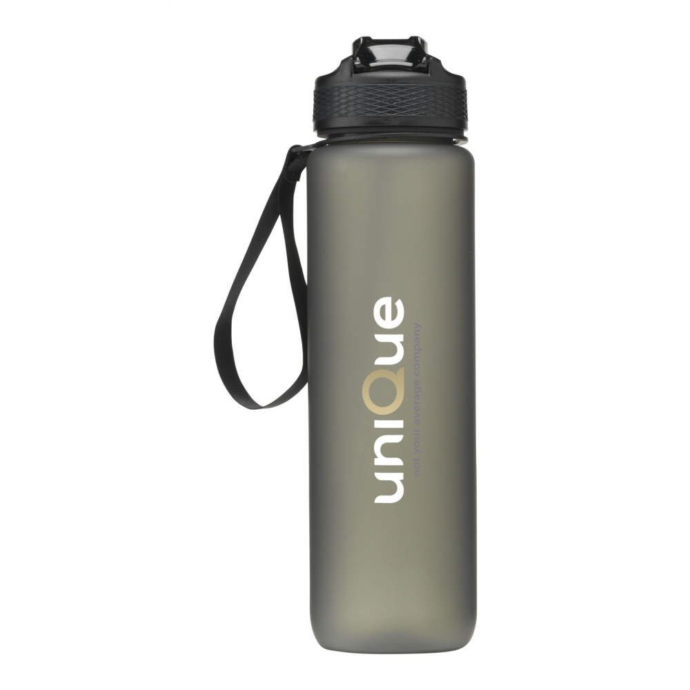 Logo trade promotional merchandise image of: AquaSport GRS Recycled Water Bottle 1,000 ml