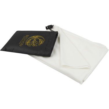 Logo trade corporate gifts image of: Lucas RPET sport towel 50x100 cm