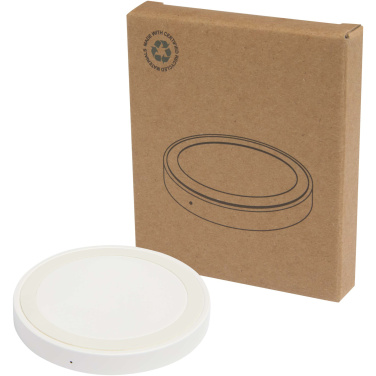 Logotrade business gift image of: Freal 15W recycled plastic wireless charging pad
