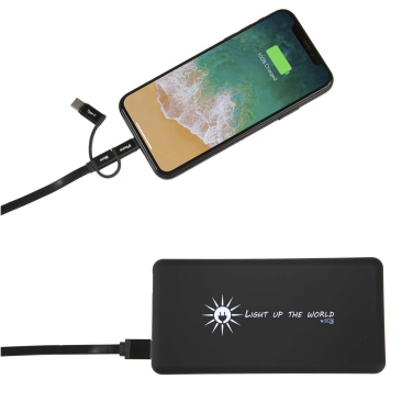 Logotrade advertising products photo of: SCX.design P30 8000 mAh light-up solar power bank
