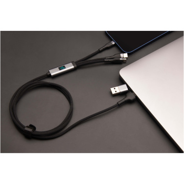 Logo trade promotional gifts picture of: SCX.design C53 100W 5-in-1 rPET ultra fast charging cable