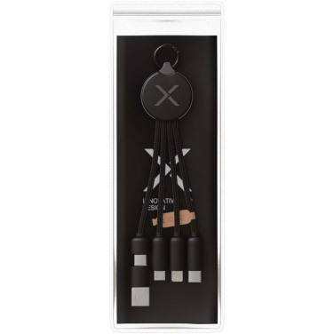Logo trade promotional items picture of: SCX.design C14 15W 5-in-1 charging cable