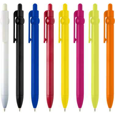 Logo trade business gift photo of: Fidget recycled plastic ballpoint pen (black ink)