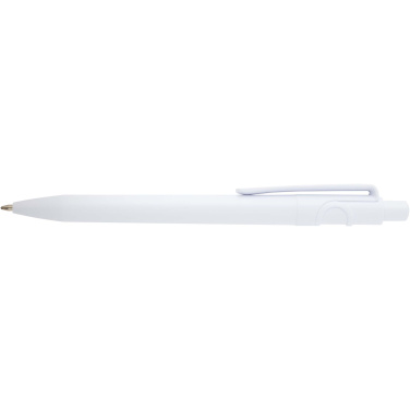 Logo trade advertising product photo of: Unica recycled plastic ballpoint pen (blue ink)