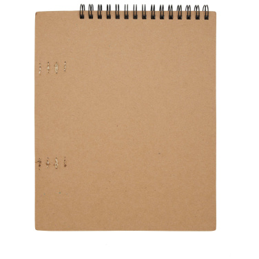 Logo trade promotional merchandise picture of: Doodle A5 spiral soft cover notebook and crayon set