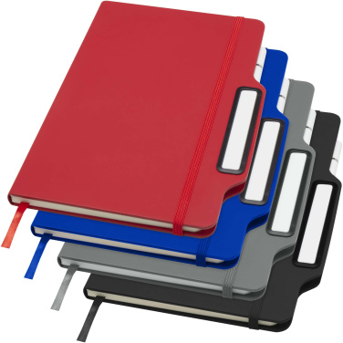 Logo trade promotional gift photo of: Nexus A5 hard cover notebook with pen and pencil combo (black ink)