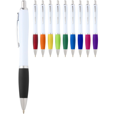 Logo trade corporate gifts picture of: Nash recycled plastic ballpoint pen (black ink)
